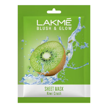 LAKME Kiwi Crush Fruity-Licious Sheet Mask 25ml LAKME