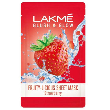 LAKME Strawberry Blast Fruity-Licious Sheet Mask 25ml LAKME