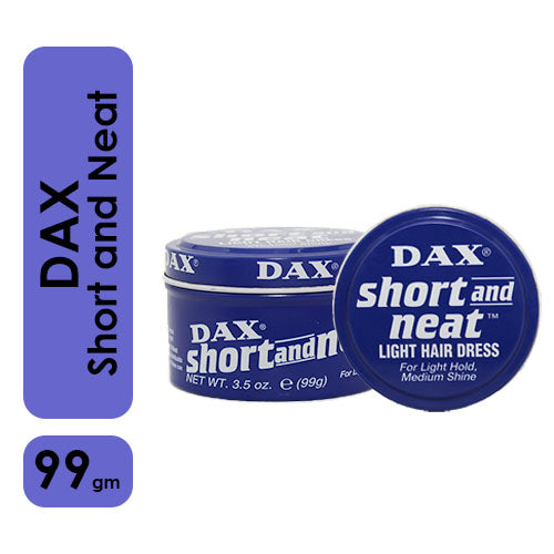 DAX Short & Neat Light Hair Wax - 99gm DAX
