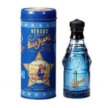 VERSACE Blue Jeans Man Eau De Toilette Natural Spray ( Men)  75 ML Versace