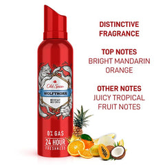 Old Spice Wolfthorn No Gas Deodorant Body Spray Perfume for Men, 140ml OLD SPICE